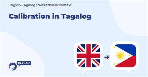 calibration tagalog
